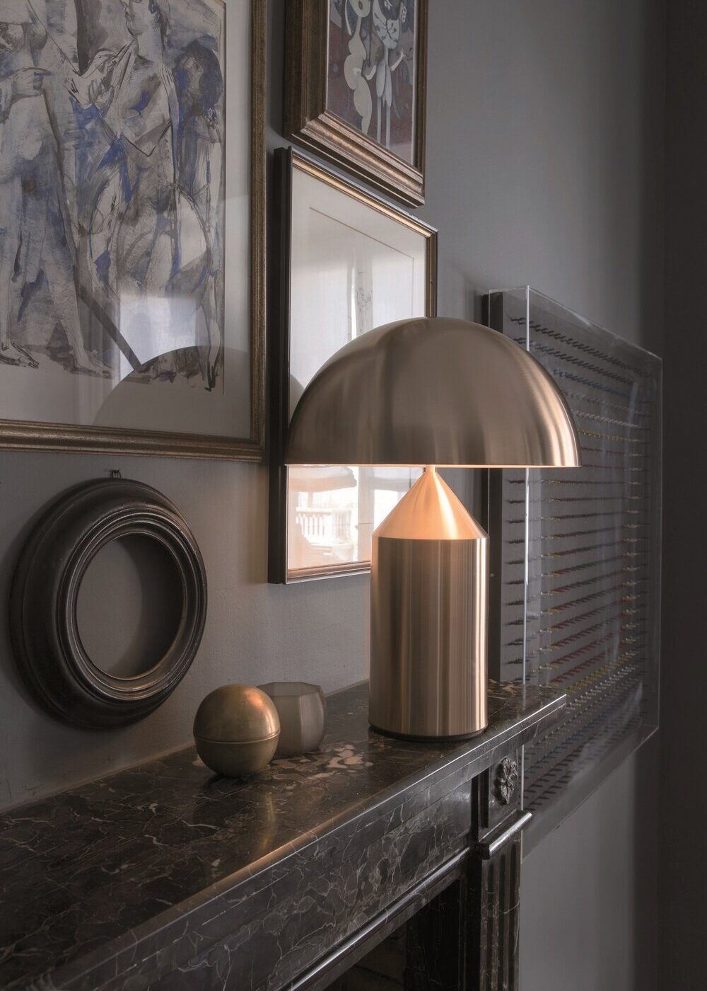 Atollo gold hot sale table lamp