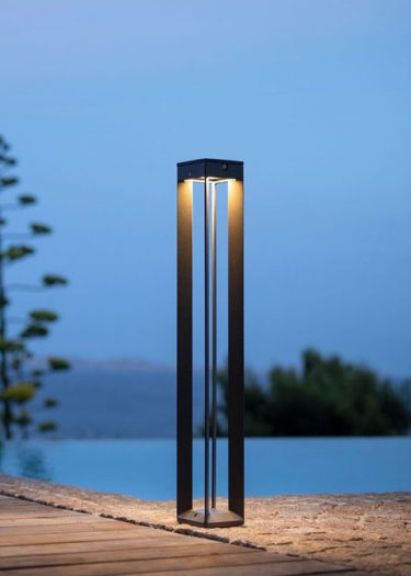 Enoki Outdoor Solar Portable Table Lamp by Les Jardins Solar