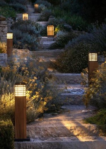 Enoki Outdoor Solar Portable Table Lamp by Les Jardins Solar