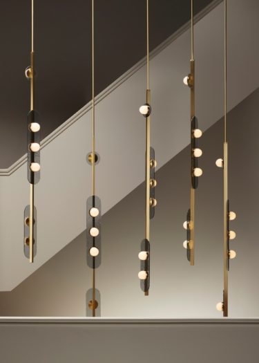 Modulo_Vertical Satin Brass – Ambiance