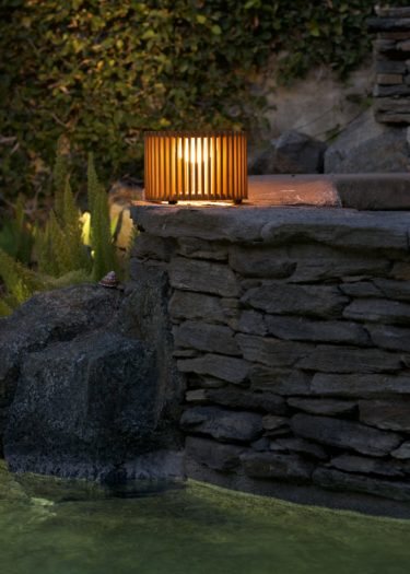 Enoki Outdoor Solar Portable Table Lamp by Les Jardins Solar